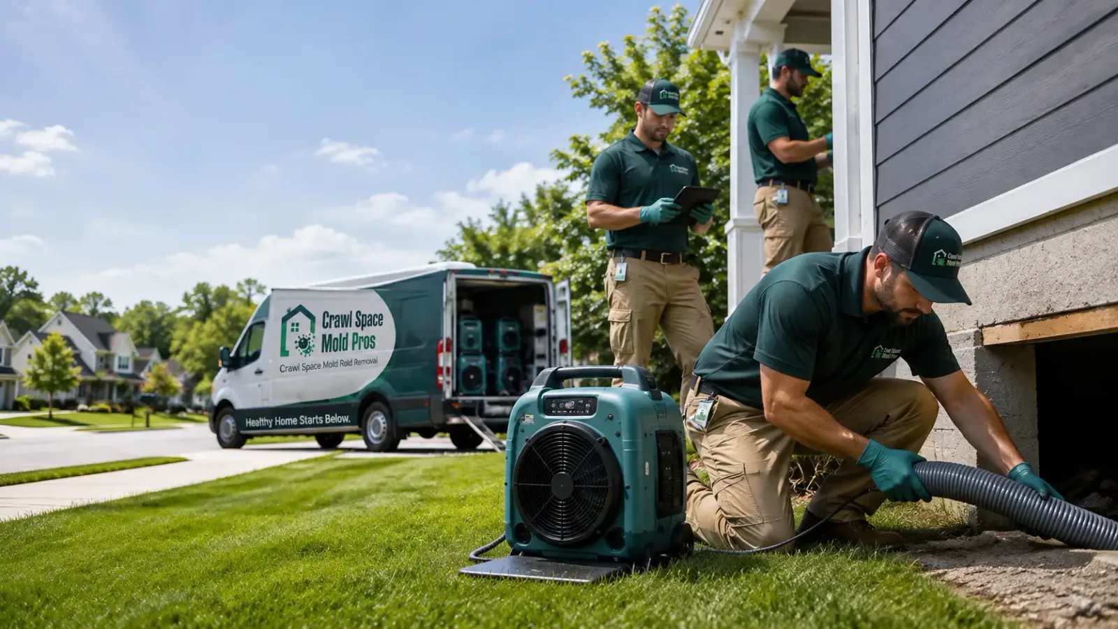 Crawl Space Mold Removal in Strabane, PA